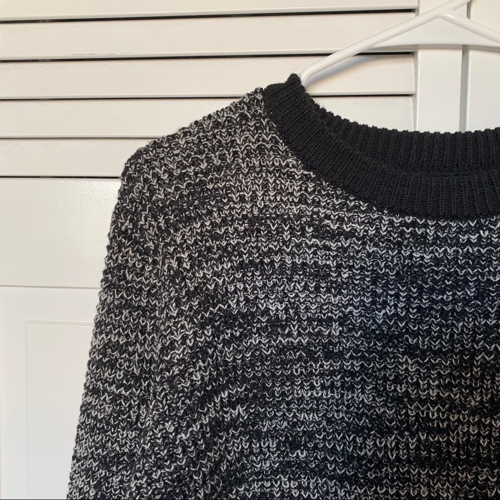 Oversized Black Crewneck Sweater - Picture 6 of 6